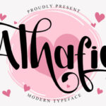 Athafia Font - Featured Image