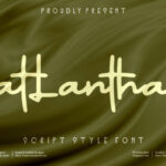 Atlantha Font - Featured Image