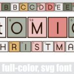 Atomic Christmas Font - Featured Image