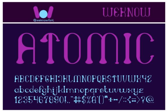 Atomic Font - Featured Image