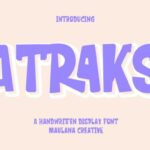 Atraks Font - Featured Image