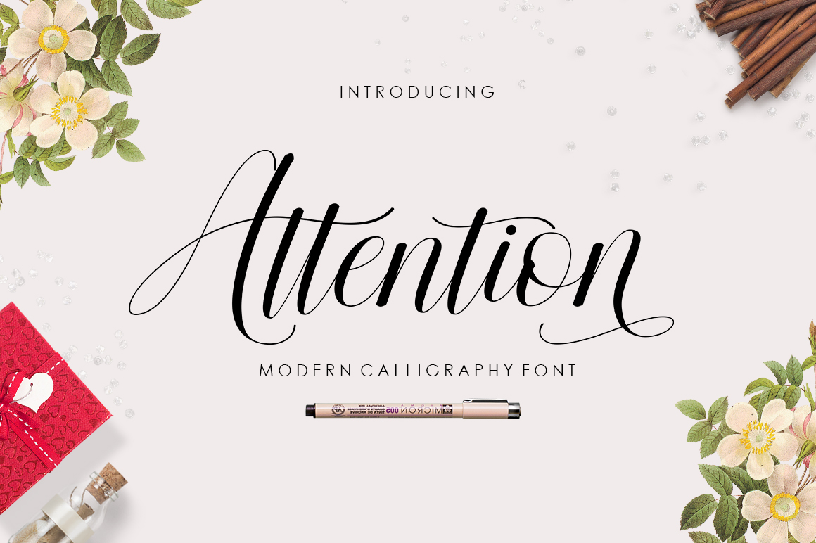 Attention Font - Featured Image