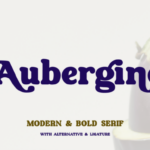 Aubergine Font - Featured Image