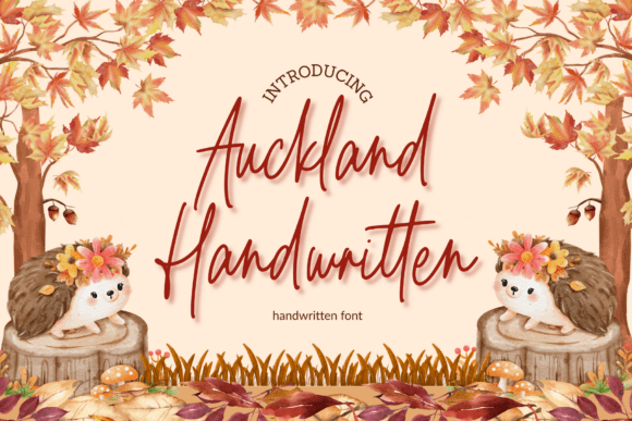 Auckland Handwritten Font - Featured Image
