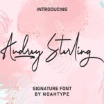 Audrey Sterling Font - Featured Image