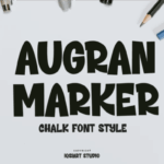 Augran Marker Font - Featured Image