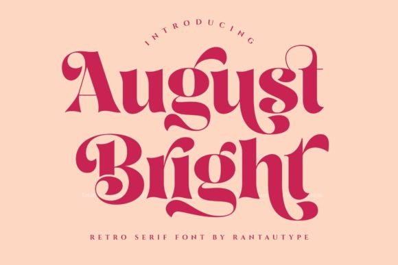 August Bright Font - Featured Image