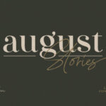 August Stories Font - Featured Image