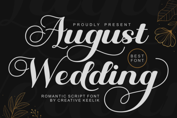 August Wedding Font - Featured Image