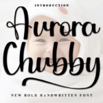 Aurora Chubby Font - Featured Image