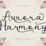 Aurora Harmony Font - Featured Image