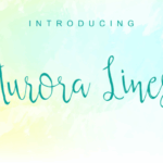 Aurora Lines Font - Featured Image