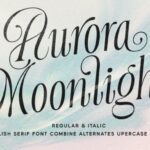 Aurora Moonlight Font - Featured Image