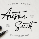 Austin Smith Font - Featured Image