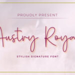 Austry Royal Font - Featured Image