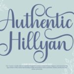 Authentic Hillyan Font - Featured Image
