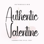 Authentic Valentine Font - Featured Image