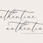 Authentiue Font - Featured Image