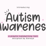Autism Awareness Font - Featured Image