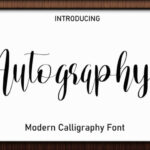 Autography Font - Featured Image