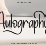 Autography Font - Featured Image