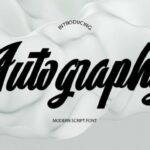 Autography Font - Featured Image