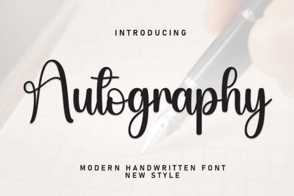 Autography Font - Featured Image