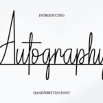 Autography Font - Featured Image