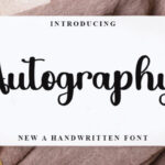 Autography Font - Featured Image