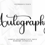Autography Font - Featured Image