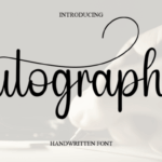 Autography Font - Featured Image