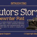 Autors Story Font - Featured Image