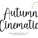 Autumn Cinematic Font - Featured Image