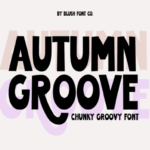 Autumn Groove Retro Font - Featured Image