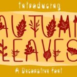 Autumn Leaves Font - Featured Image