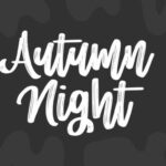 Autumn Night Font - Featured Image