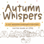 Autumn Whispers Font - Featured Image