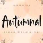 Autumnal Font - Featured Image