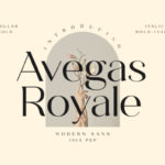 Avegas Royale Font - Featured Image