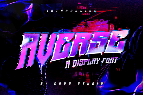 Averse Font - Featured Image
