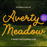 Averty Meadow Font - Featured Image