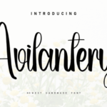 Avilantery Font - Featured Image
