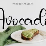 Avocado Font - Featured Image