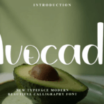Avocado Font - Featured Image
