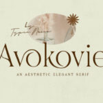 Avokovie Font - Featured Image