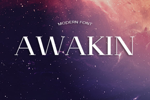 Awakin Font - Featured Image