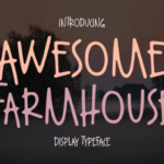 Awesome Farmhouse Font - Featured Image