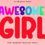 Awesome Girl Font - Featured Image