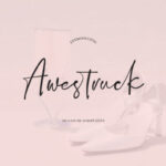 Awestruck Font - Featured Image