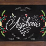 Aysheea Font - Featured Image